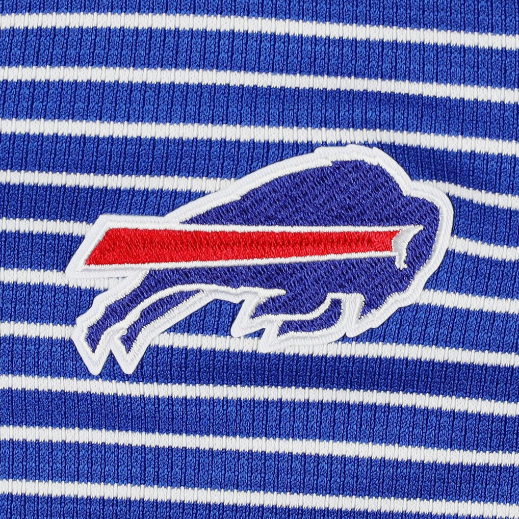 Antigua Women's Maverick Waffle Henley Long Sleeve T-Shirt - Buffalo Bills