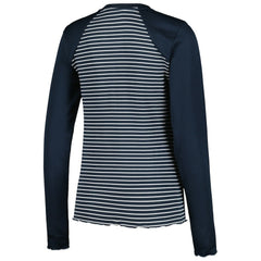Antigua Women's Maverick Waffle Henley Long Sleeve T-Shirt - Chicago Bears