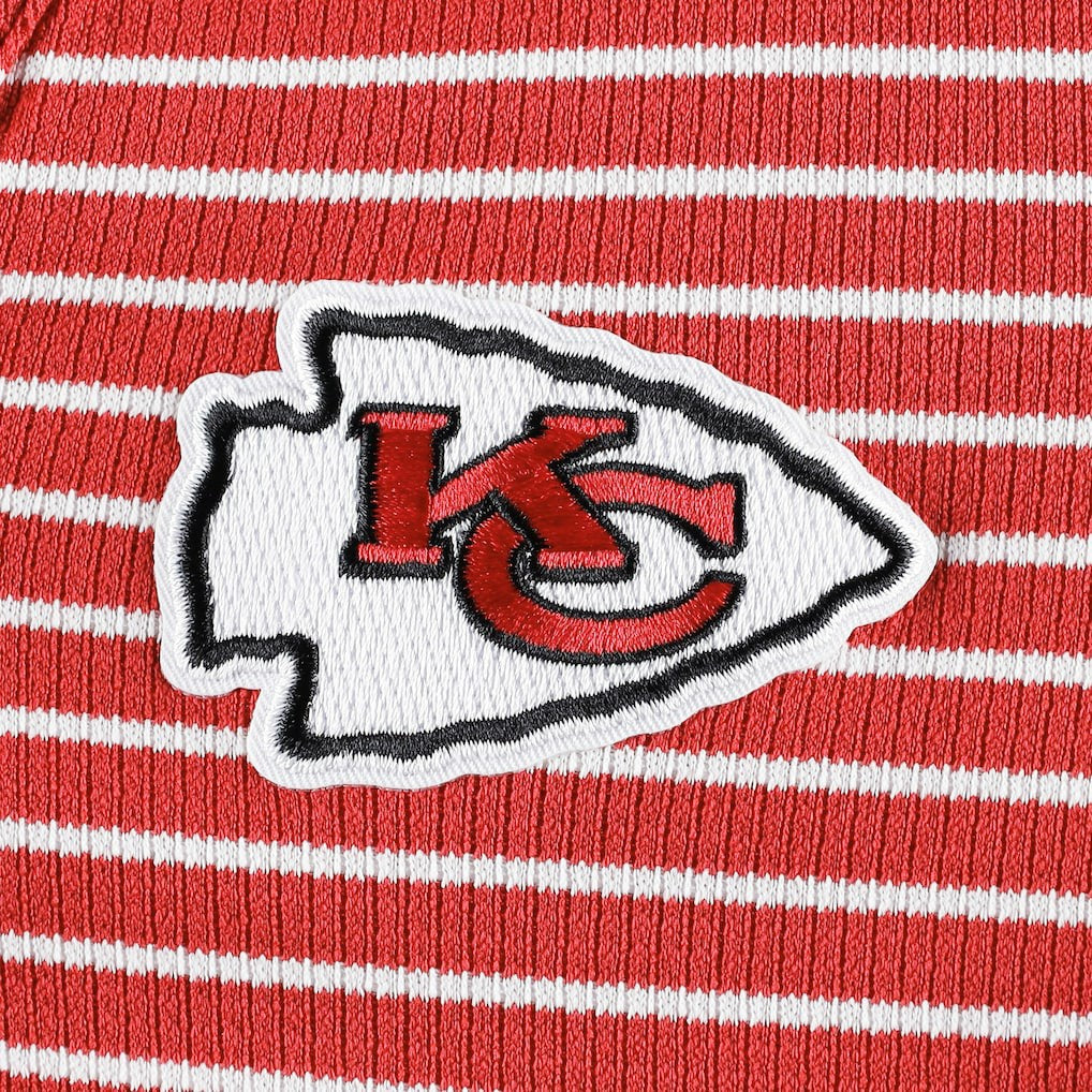Antigua Women's Maverick Waffle Henley Long Sleeve T-Shirt - Kansas City Chiefs