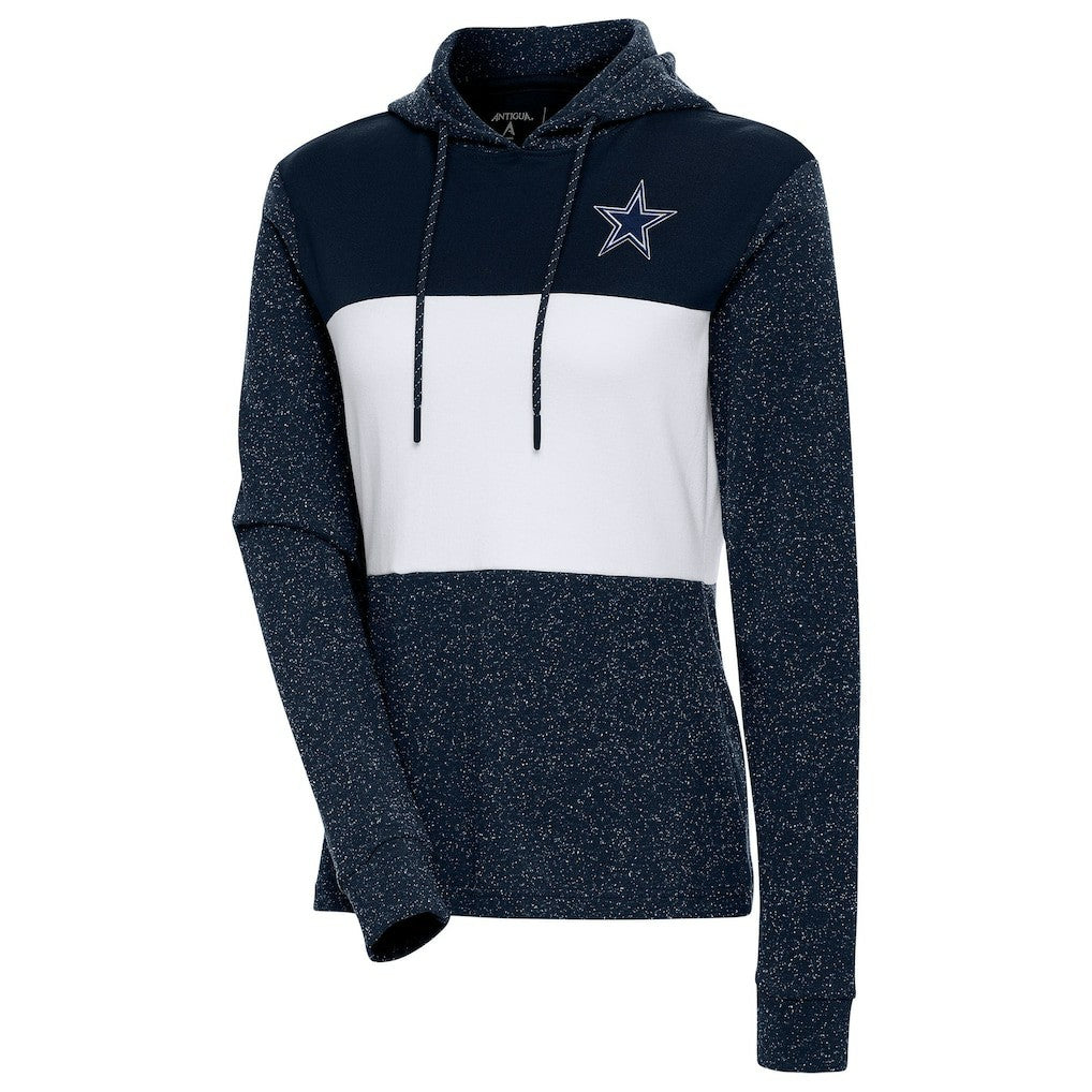 Antigua Women's Wicket Pullover Hoodie - Dallas Cowboys