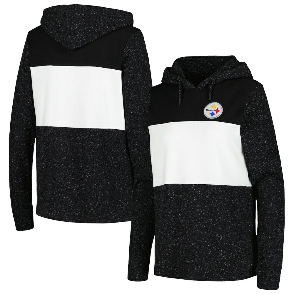 Antigua Women's Wicket Pullover Hoodie - Pittsburgh Steelers