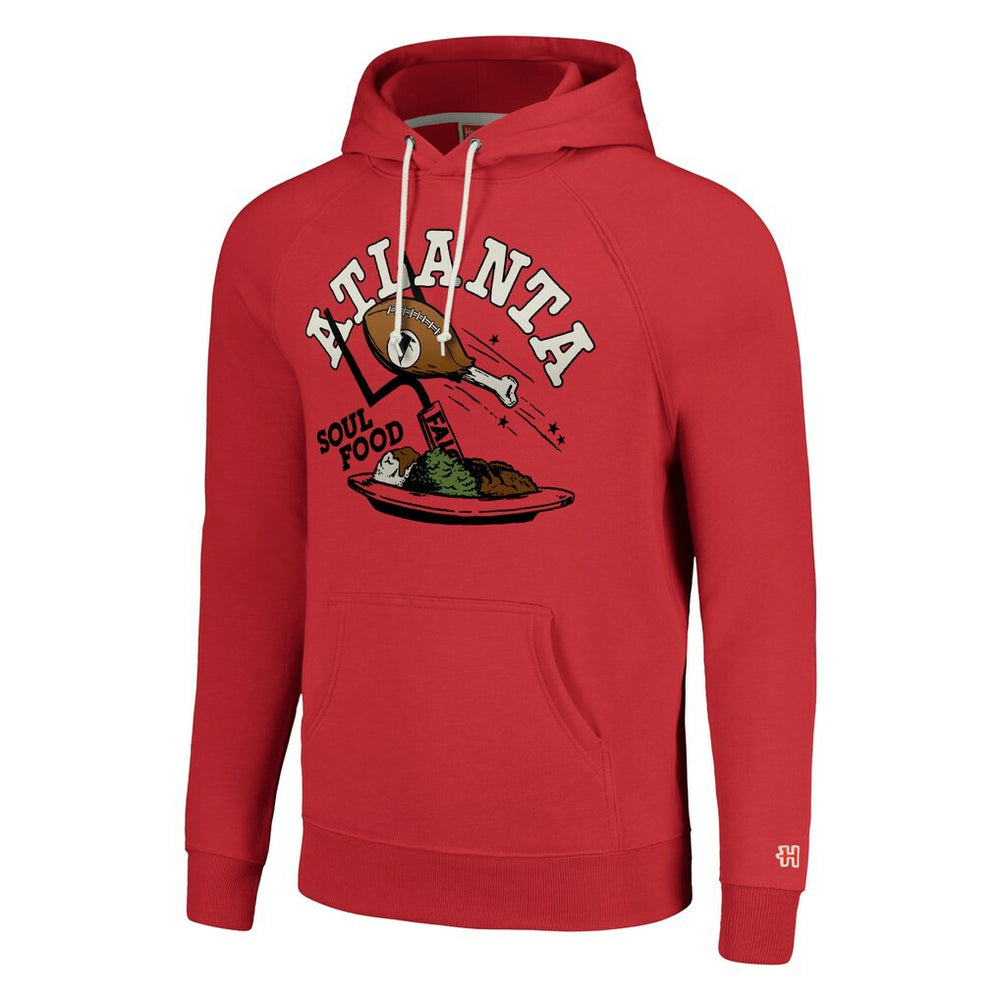 Homage Unisex NFL x Guy Fieri’s Flavortown Tri-Blend Pullover Hoodie - Atlanta Falcons