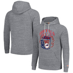 Homage Unisex NFL x Guy Fieri’s Flavortown Tri-Blend Pullover Hoodie - Buffalo Bills