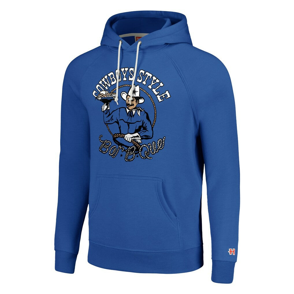 Homage Unisex NFL x Guy Fieri’s Flavortown Tri-Blend Pullover Hoodie - Dallas Cowboys