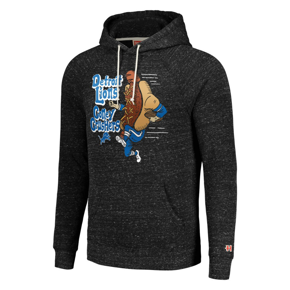 Homage Unisex NFL x Guy Fieri’s Flavortown Tri-Blend Pullover Hoodie - Detroit Lions