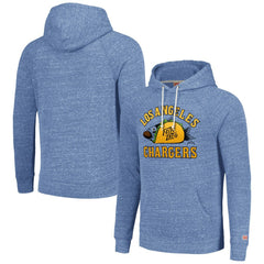 Homage Unisex NFL x Guy Fieri’s Flavortown Tri-Blend Pullover Hoodie - Los Angeles Chargers