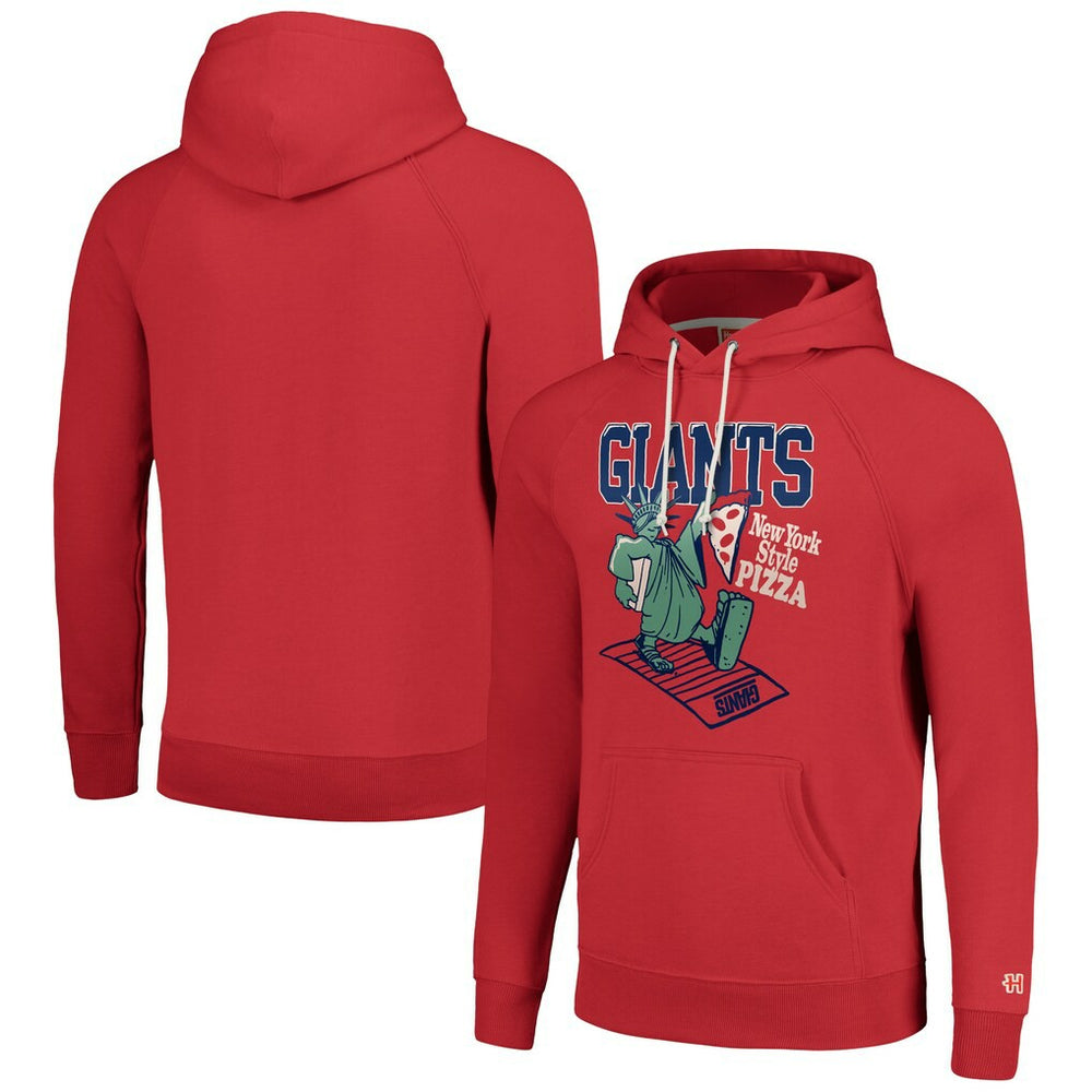 Homage Unisex NFL x Guy Fieri’s Flavortown Tri-Blend Pullover Hoodie - New York Giants