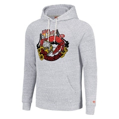 Homage Unisex NFL x Guy Fieri’s Flavortown Tri-Blend Pullover Hoodie - San Francisco 49ers