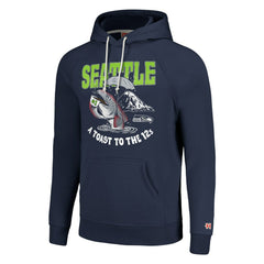 Homage Unisex NFL x Guy Fieri’s Flavortown Tri-Blend Pullover Hoodie - Seattle Seahawks