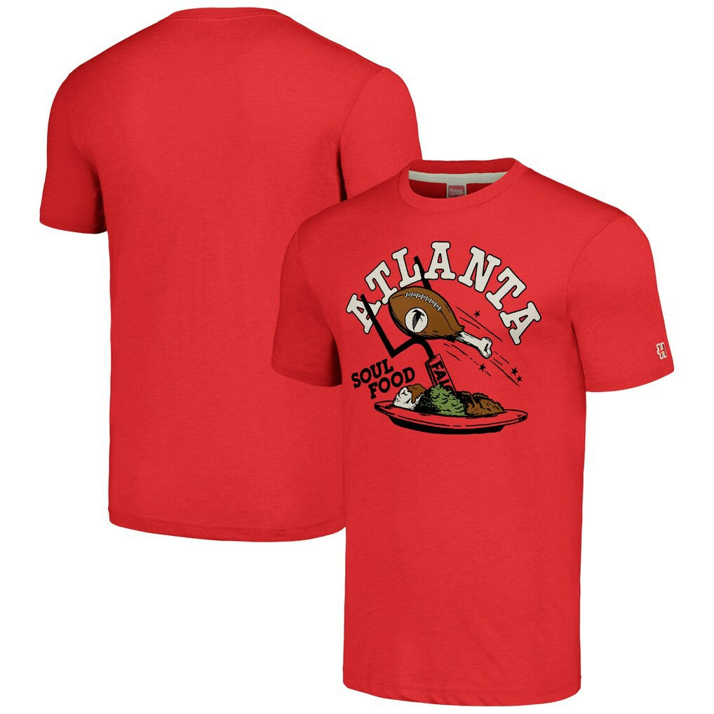 Homage Unisex NFL x Guy Fieri’s Flavortown Tri-Blend T-Shirt - Atlanta Falcons