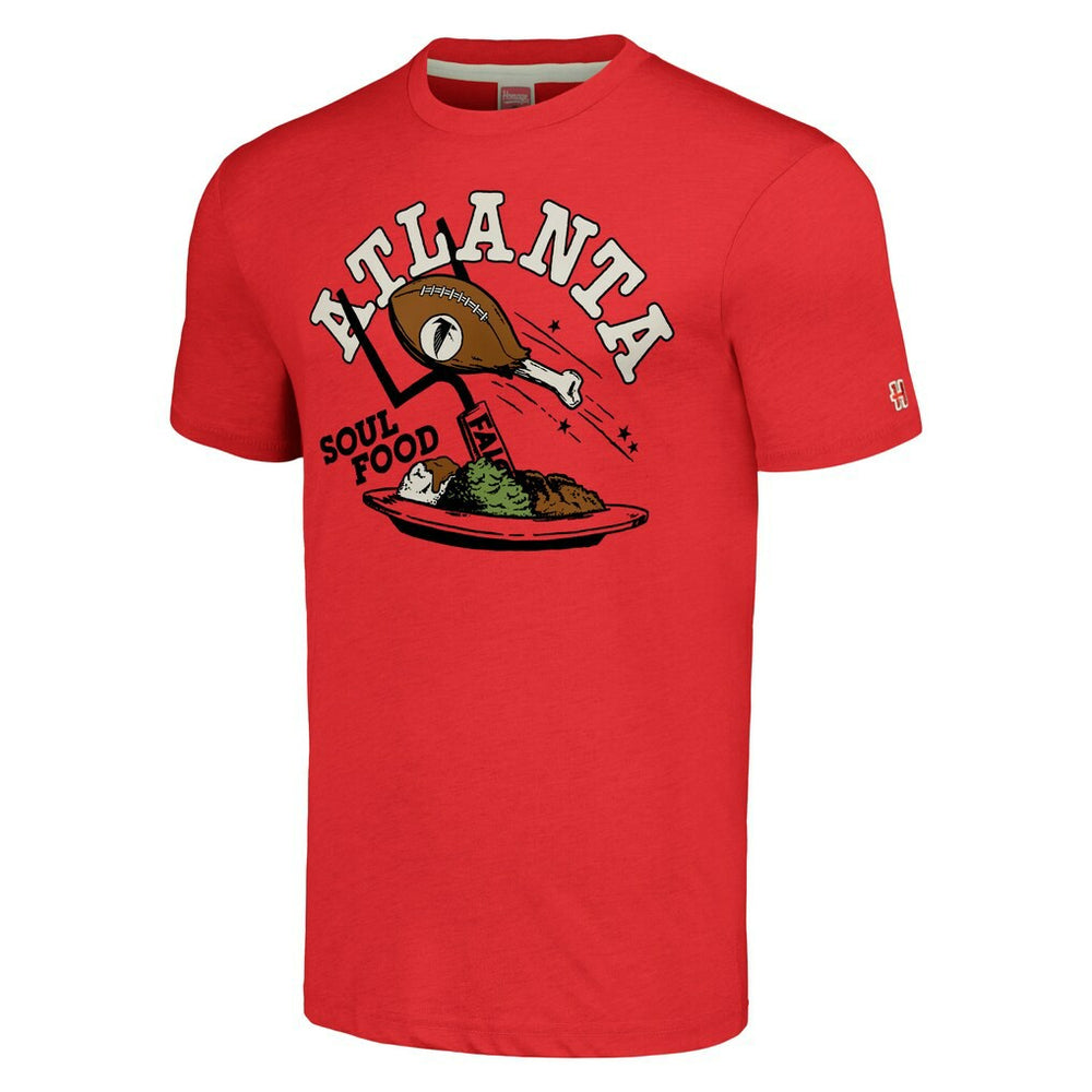 Homage Unisex NFL x Guy Fieri’s Flavortown Tri-Blend T-Shirt - Atlanta Falcons