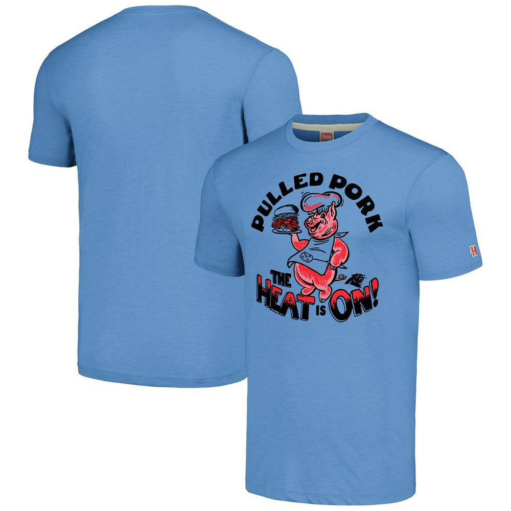 Homage Unisex NFL x Guy Fieri’s Flavortown Tri-Blend T-Shirt - Carolina Panthers