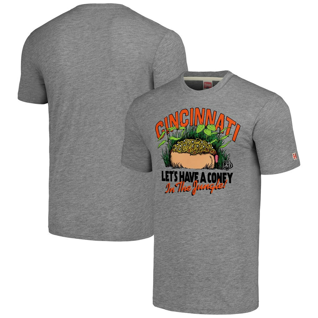Homage Unisex NFL x Guy Fieri’s Flavortown Tri-Blend T-Shirt - Cincinnati Bengals