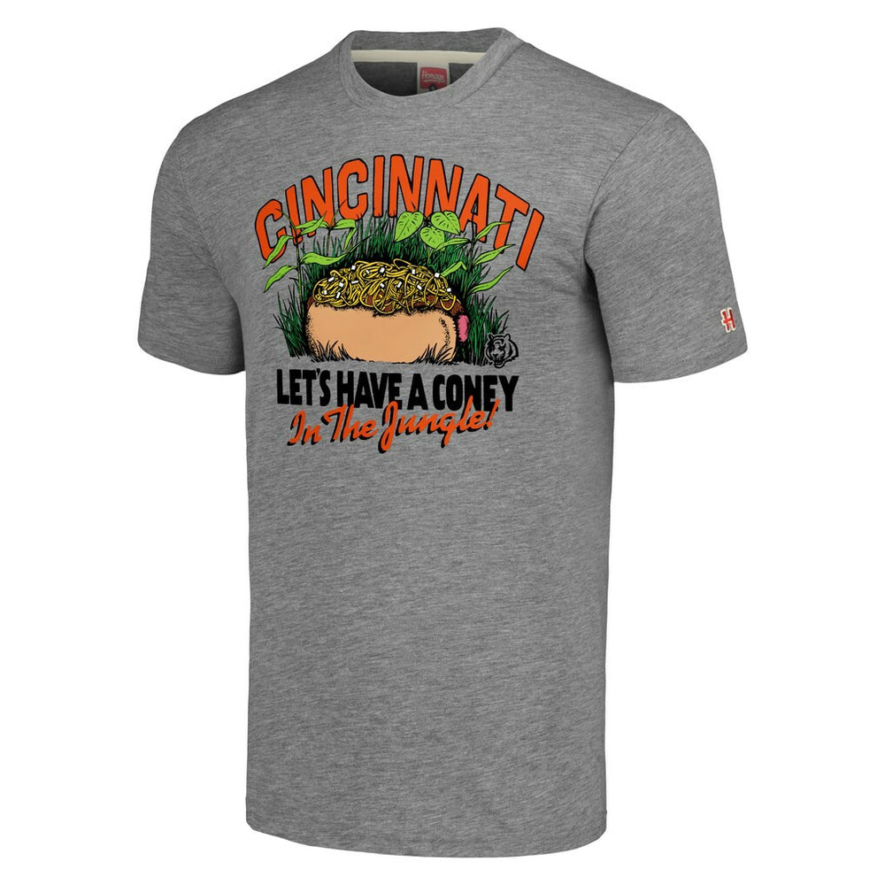 Homage Unisex NFL x Guy Fieri’s Flavortown Tri-Blend T-Shirt - Cincinnati Bengals