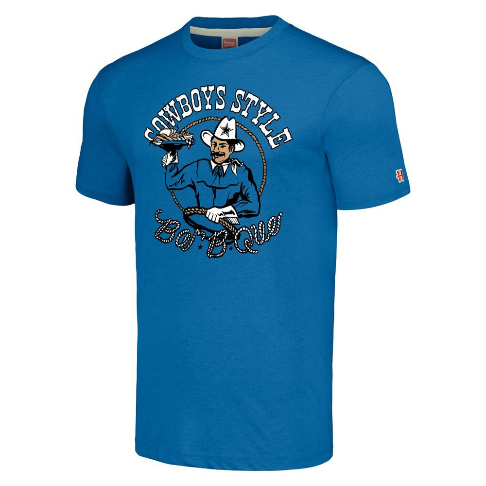 Homage Unisex NFL x Guy Fieri’s Flavortown Tri-Blend T-Shirt - Dallas Cowboys
