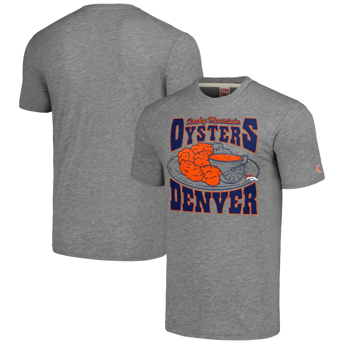 Homage Unisex NFL x Guy Fieri’s Flavortown Tri-Blend T-Shirt - Denver Broncos