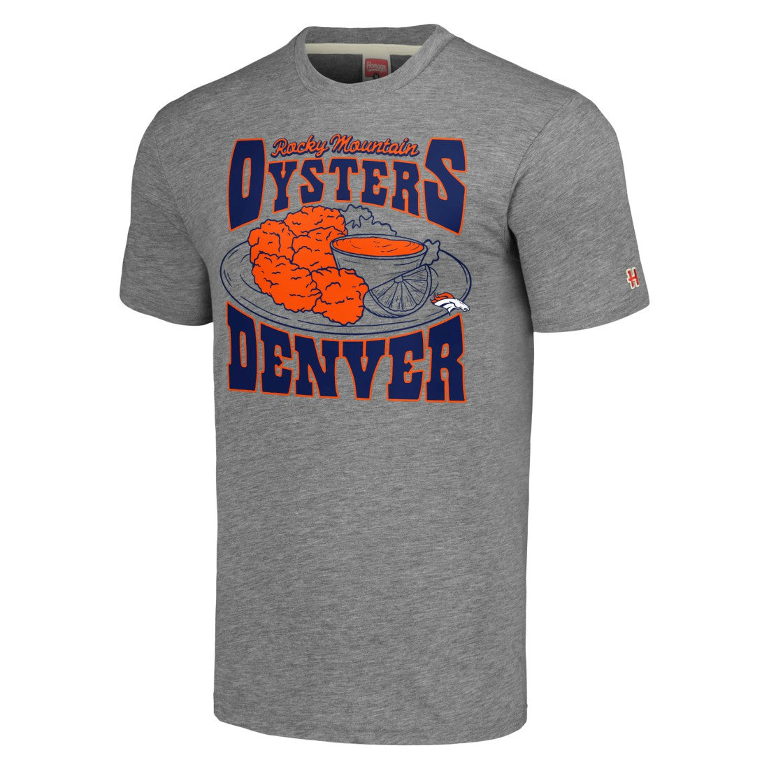 Homage Unisex NFL x Guy Fieri’s Flavortown Tri-Blend T-Shirt - Denver Broncos