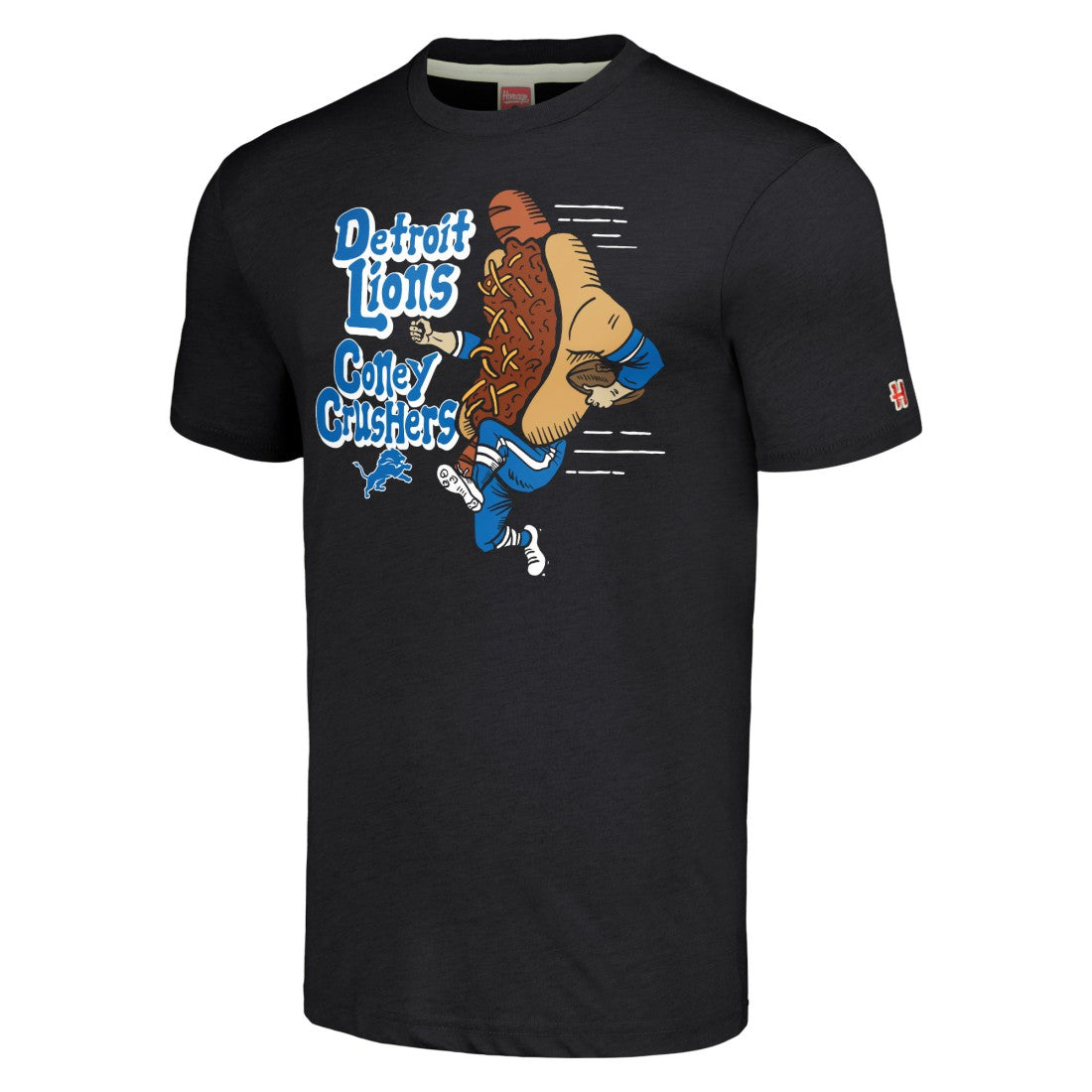 Homage Unisex NFL x Guy Fieri’s Flavortown Tri-Blend T-Shirt - Detroit Lions