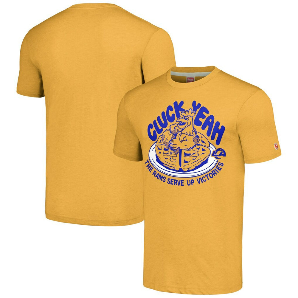 Homage Unisex NFL x Guy Fieri’s Flavortown Tri-Blend T-Shirt - Los Angeles Rams