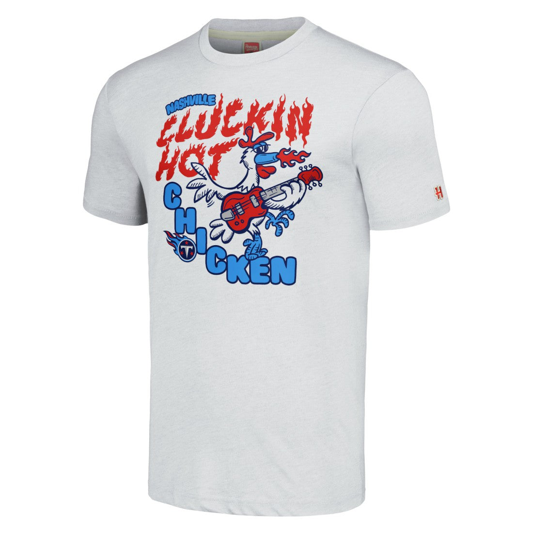 Homage Unisex NFL x Guy Fieri’s Flavortown Tri-Blend T-Shirt - Tennessee Titans