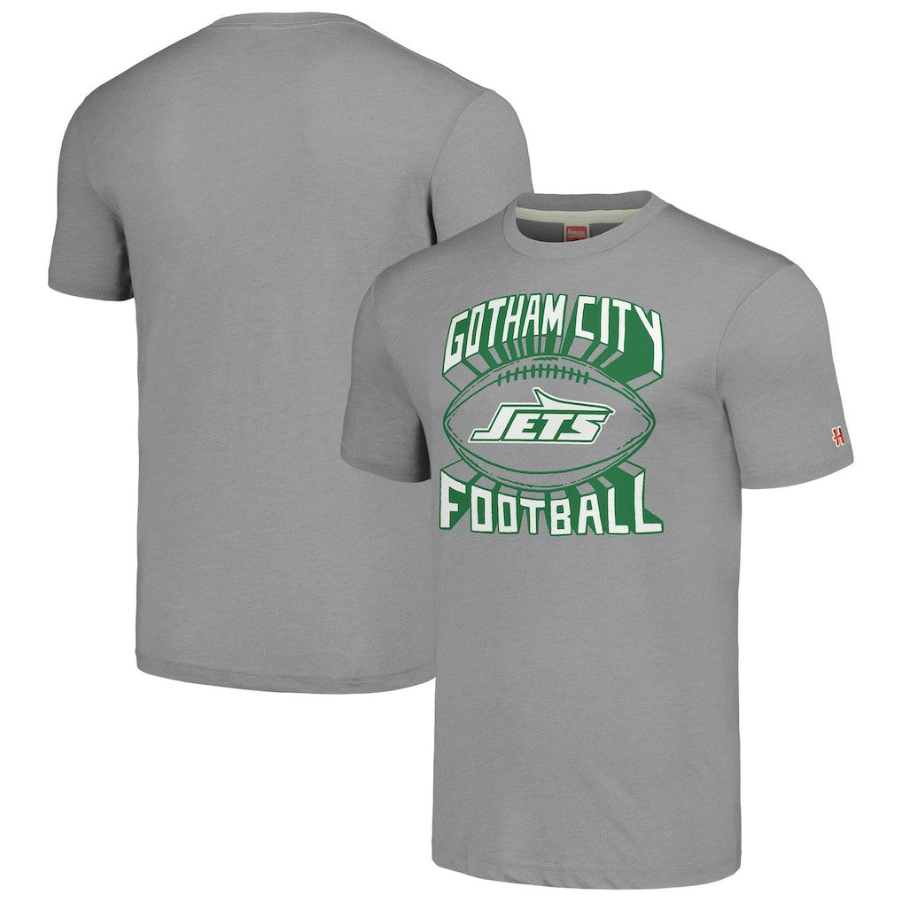 Homage Hyper Local Tri-Blend T-Shirt - New York Jets