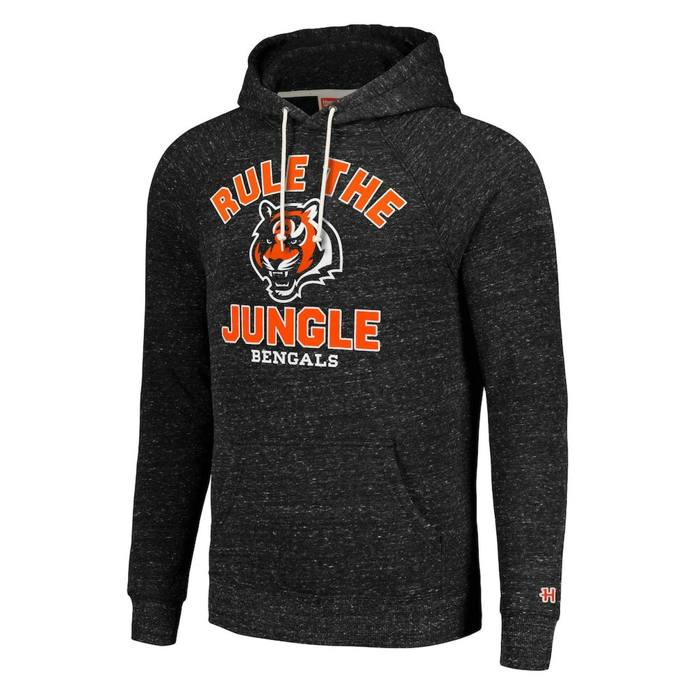 Homage Unisex Hyperlocal Raglan Pullover Hoodie - Cincinnati Bengals
