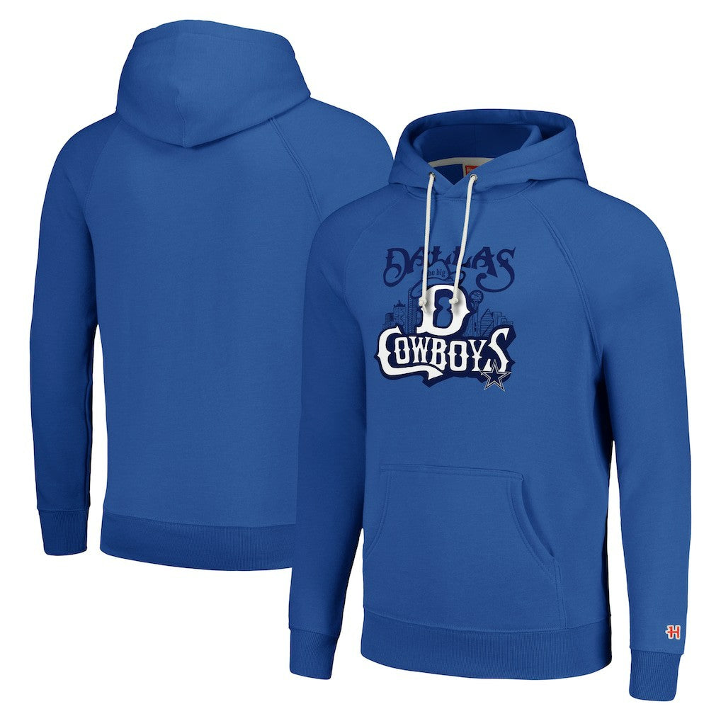 Homage Unisex Hyperlocal Raglan Pullover Hoodie - Dallas Cowboys