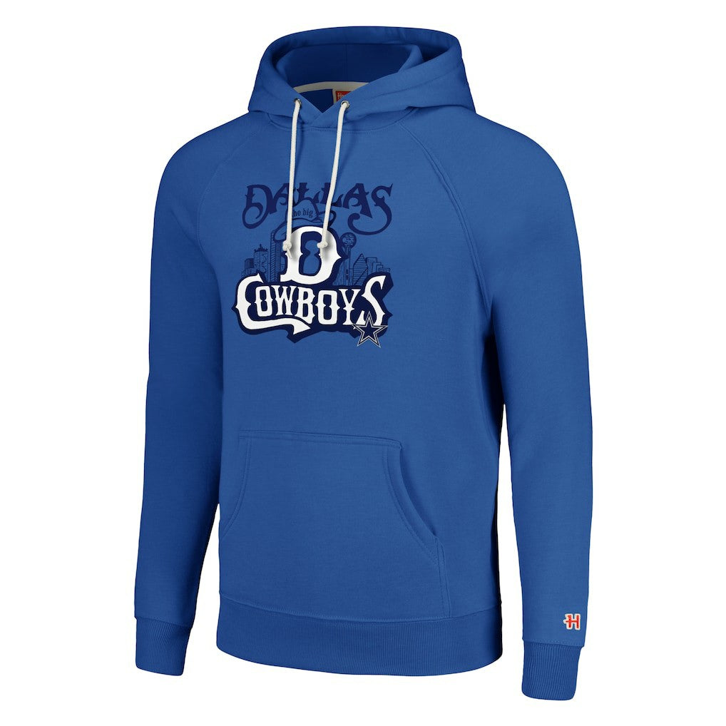 Homage Unisex Hyperlocal Raglan Pullover Hoodie - Dallas Cowboys