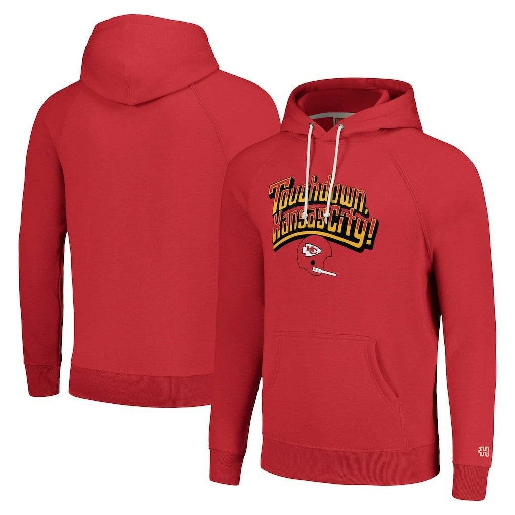Homage Unisex Hyperlocal Raglan Pullover Hoodie - Kansas City Chiefs