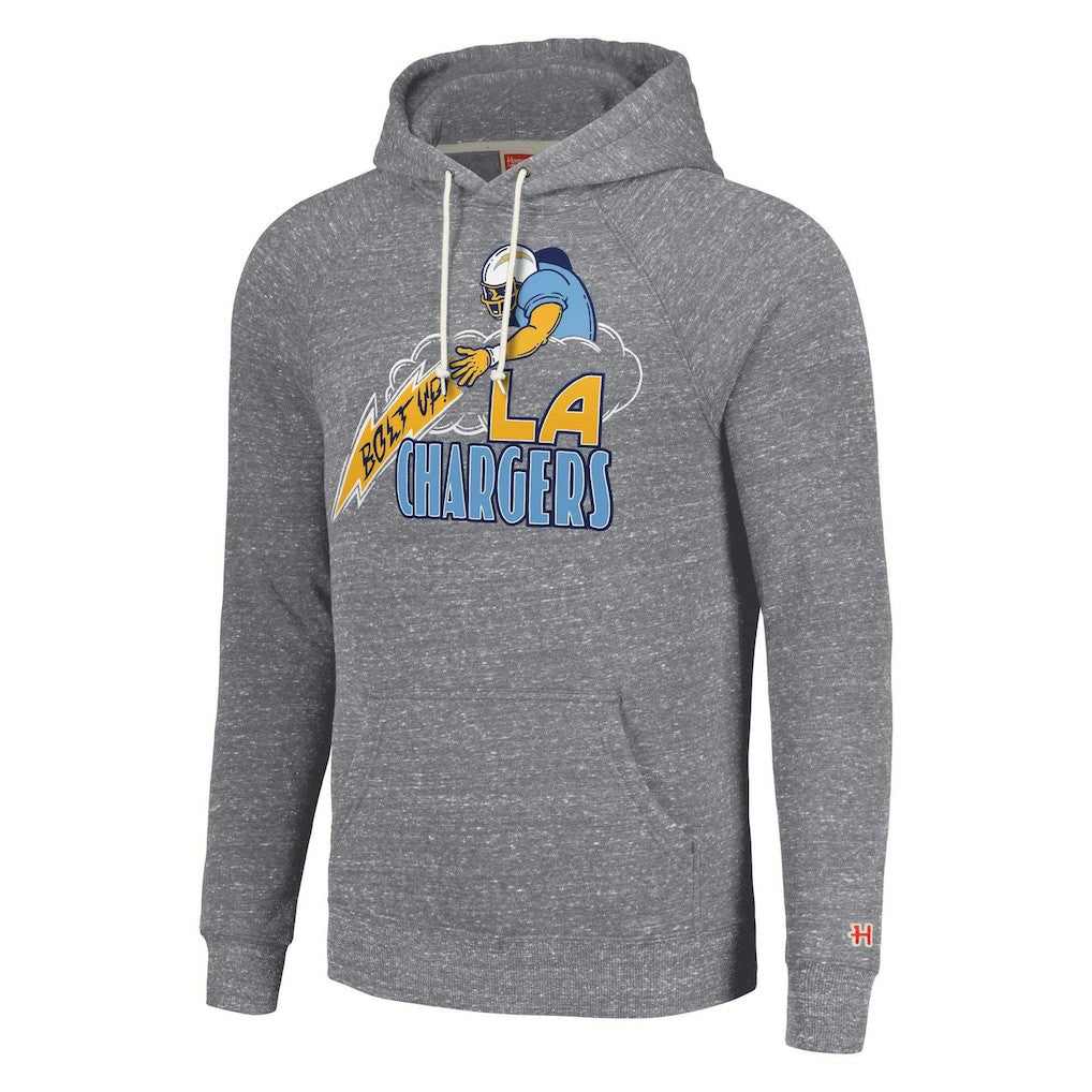 Homage Unisex Hyperlocal Raglan Pullover Hoodie - Los Angeles Chargers