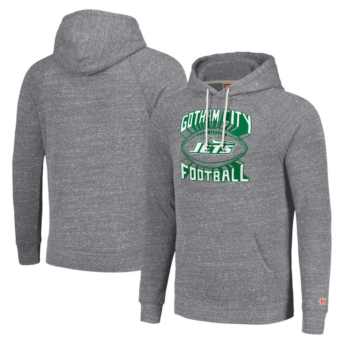 Homage Unisex Hyperlocal Raglan Pullover Hoodie - New York Jets
