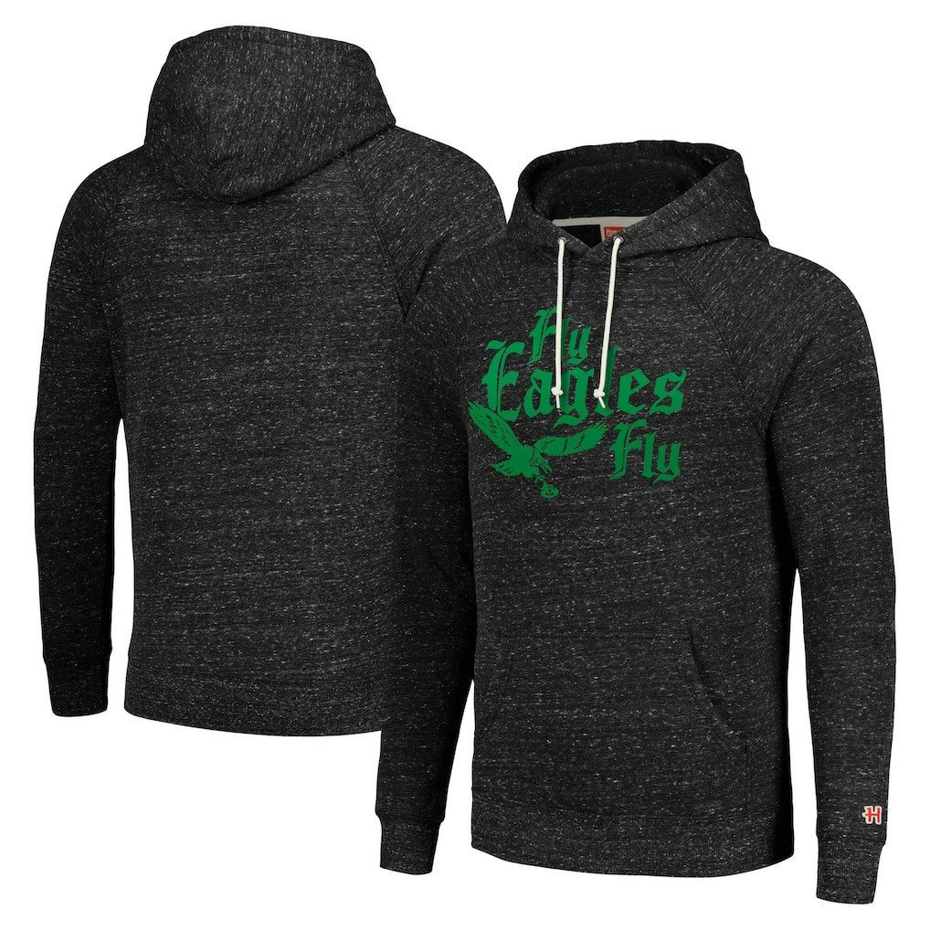 Homage Unisex Hyperlocal Raglan Pullover Hoodie - Philadelphia Eagles