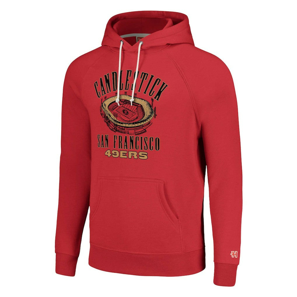 Homage Unisex Hyperlocal Raglan Pullover Hoodie - San Francisco 49ers