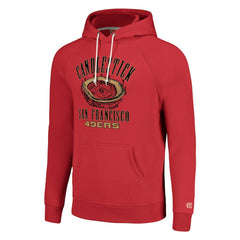 Homage Unisex Hyperlocal Raglan Pullover Hoodie - San Francisco 49ers