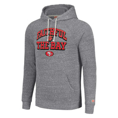 Homage Unisex Hyperlocal Raglan Pullover Hoodie - San Francisco 49ers