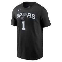 NBA Victor Wembanyama San Antonio Spurs Icon 2022/23 Name & Number T-Shirt