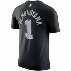 NBA Victor Wembanyama San Antonio Spurs Jordan Brand 2022/23 Statement Edition Name & Number T-Shirt