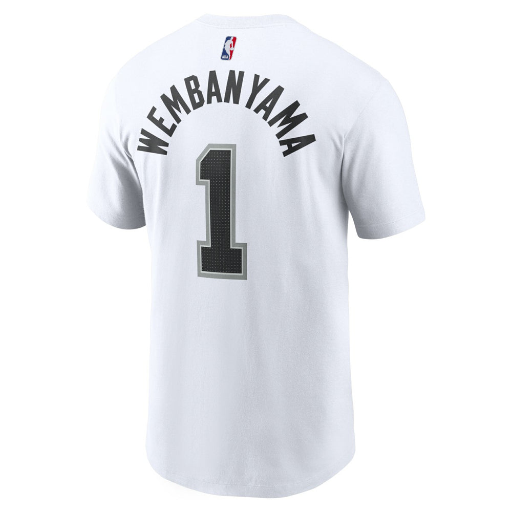 NBA Victor Wembanyama San Antonio Spurs Icon 2022/23 Name & Number T-Shirt