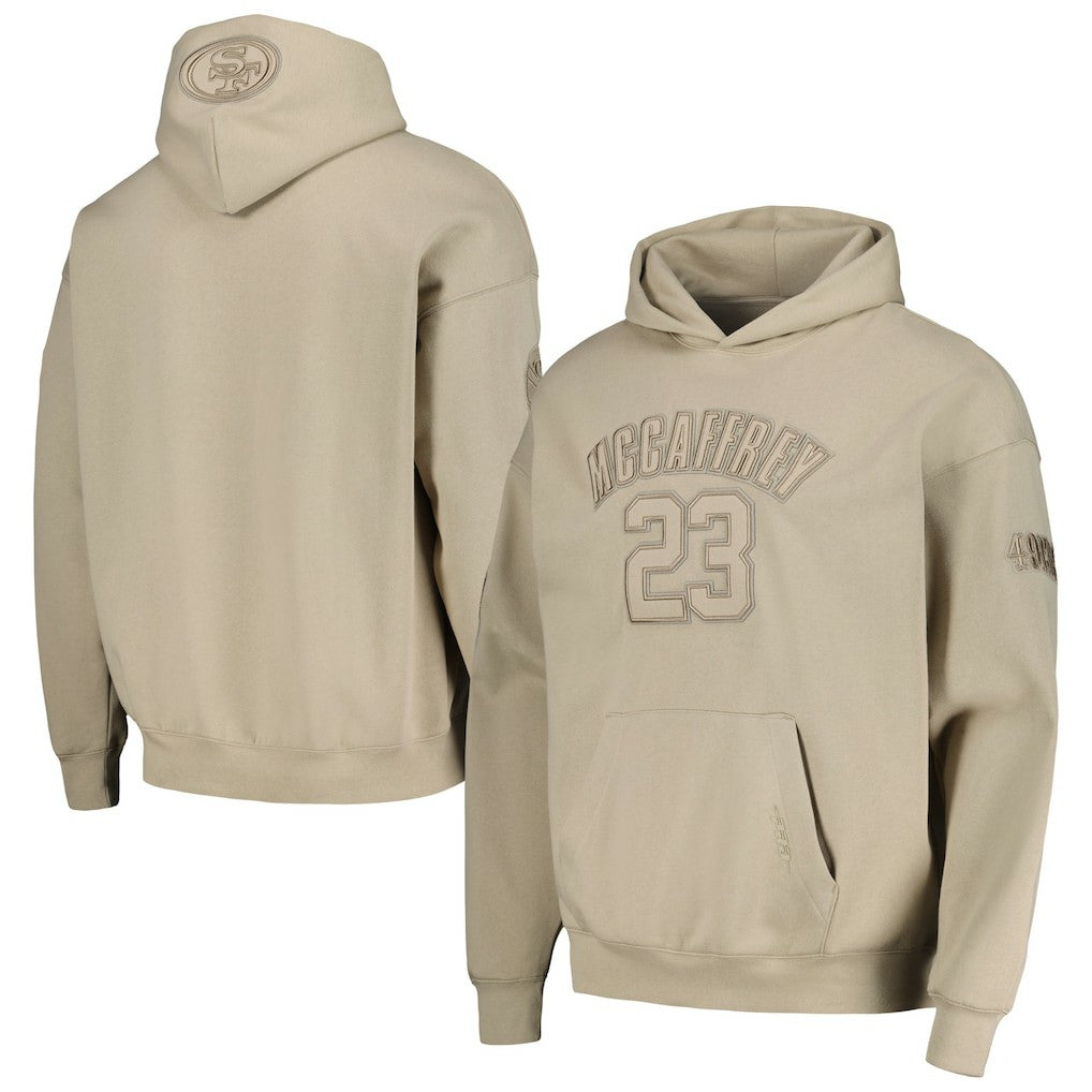 Christian McCaffrey  Pro Standard Player Name & Number Pullover Hoodie - San Francisco 49ers