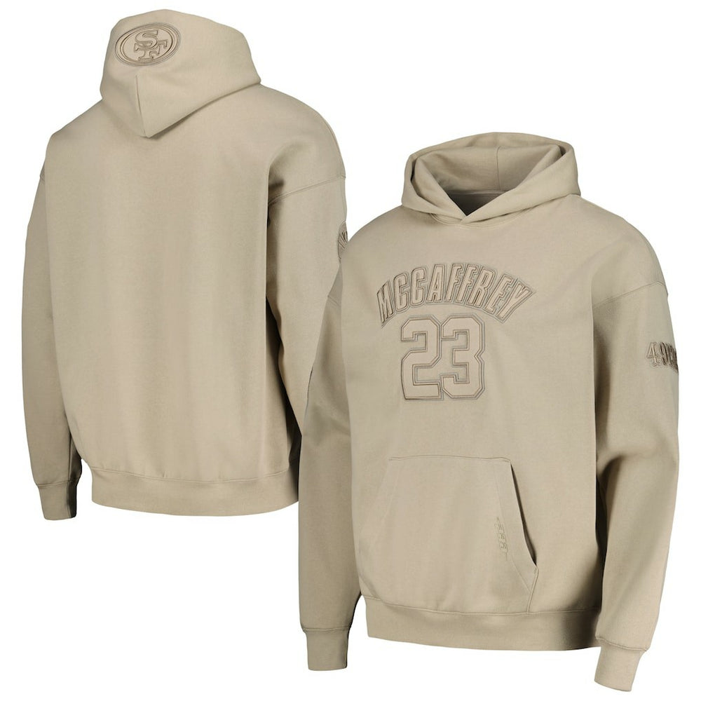 Christian McCaffrey  Pro Standard Player Name & Number Pullover Hoodie - San Francisco 49ers
