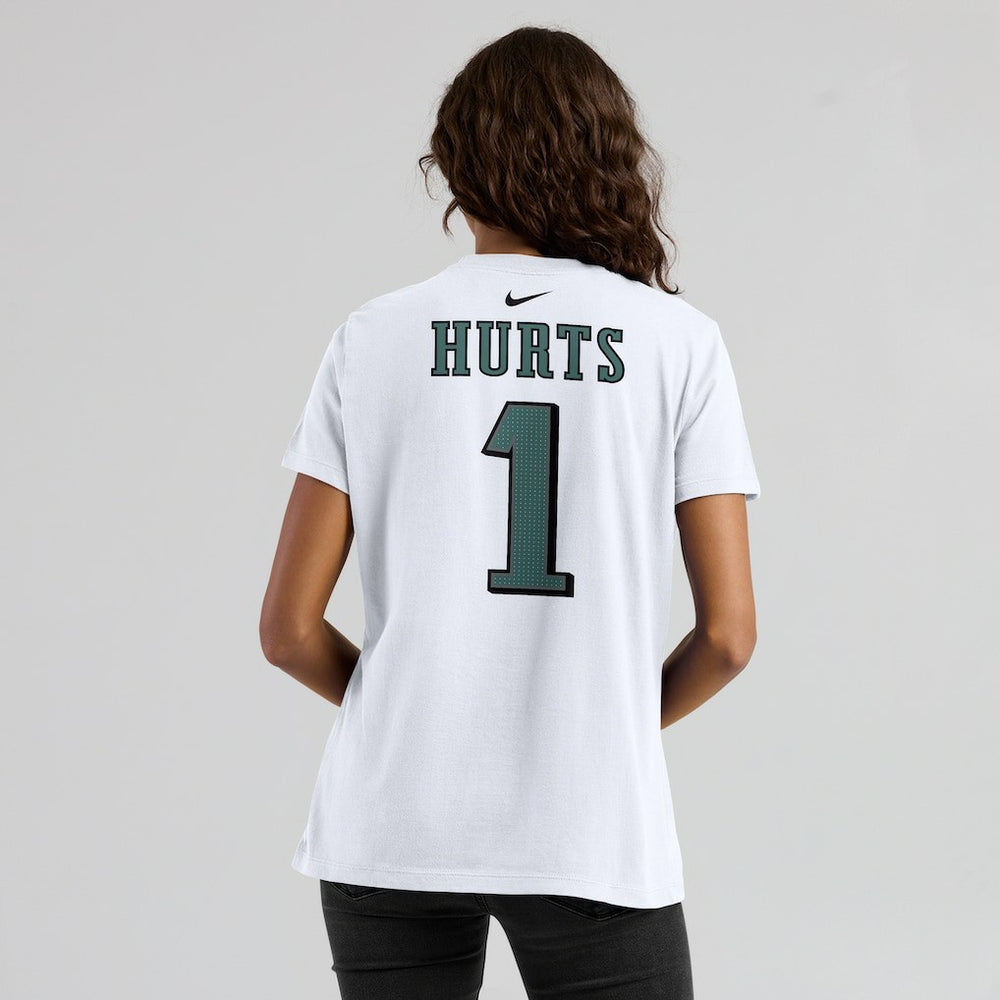 Jalen Hurts  Women's Player Name & Number T-Shirt - Philadelphia Eagles