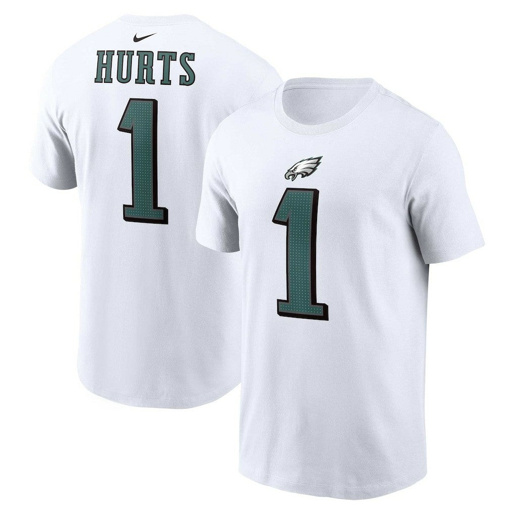 Jalen Hurts  Player Name & Number T-Shirt - Philadelphia Eagles