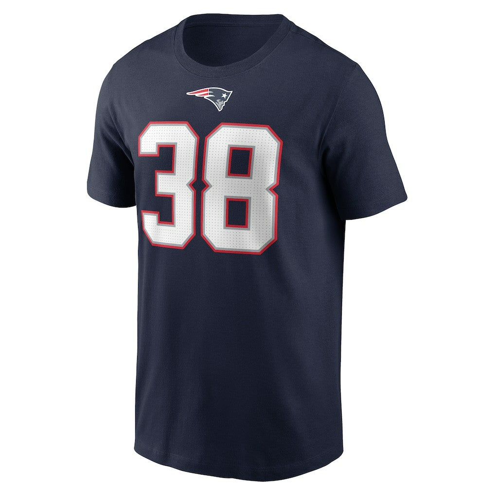Rhamondre Stevenson  Player Name & Number T-Shirt - New England Patriots