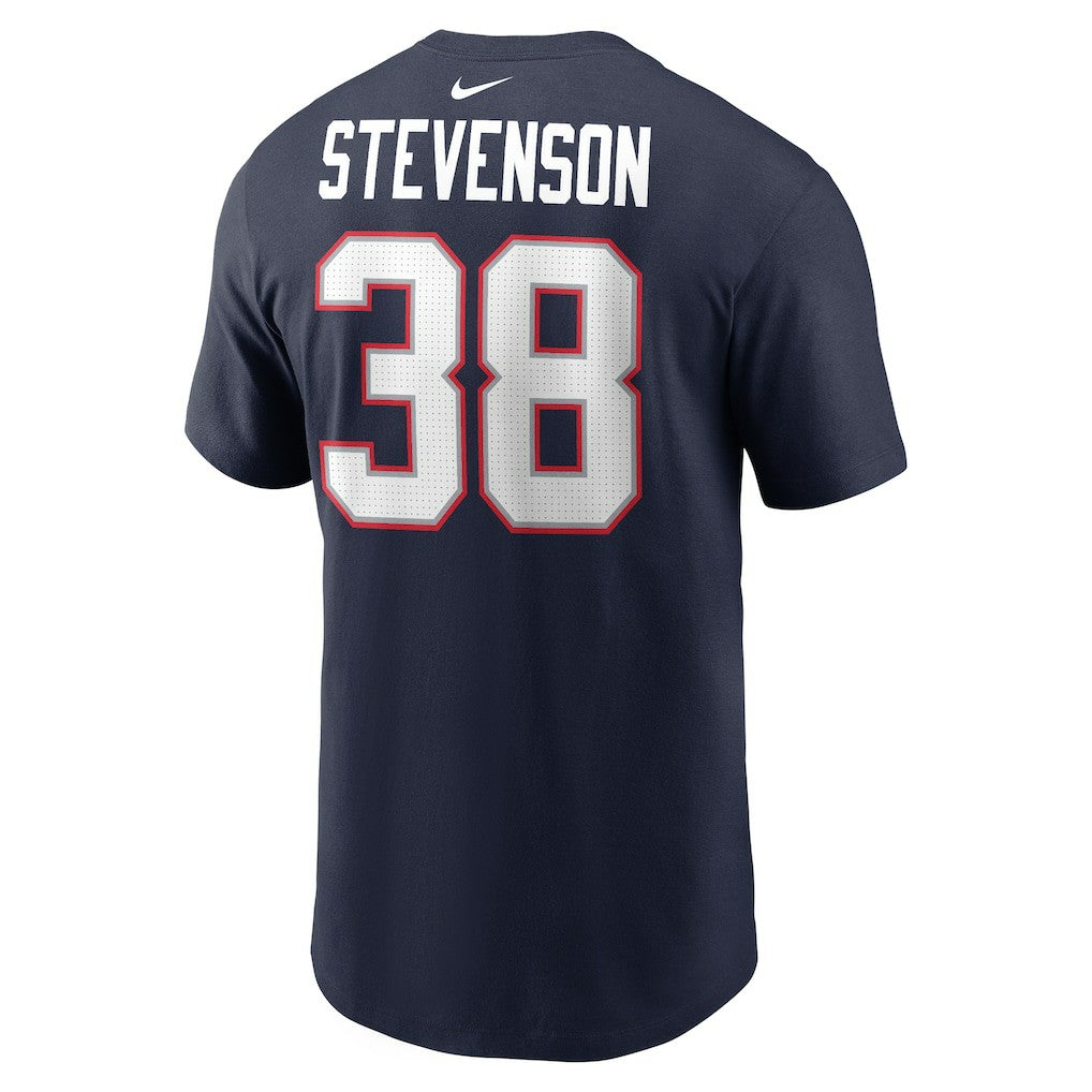 Rhamondre Stevenson  Player Name & Number T-Shirt - New England Patriots