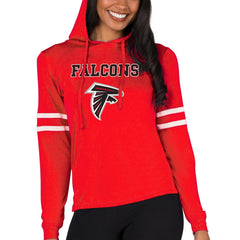 Concepts Sport Women's Marathon Lightweight Lounge Pullover Hoodie - Atlanta Falcons