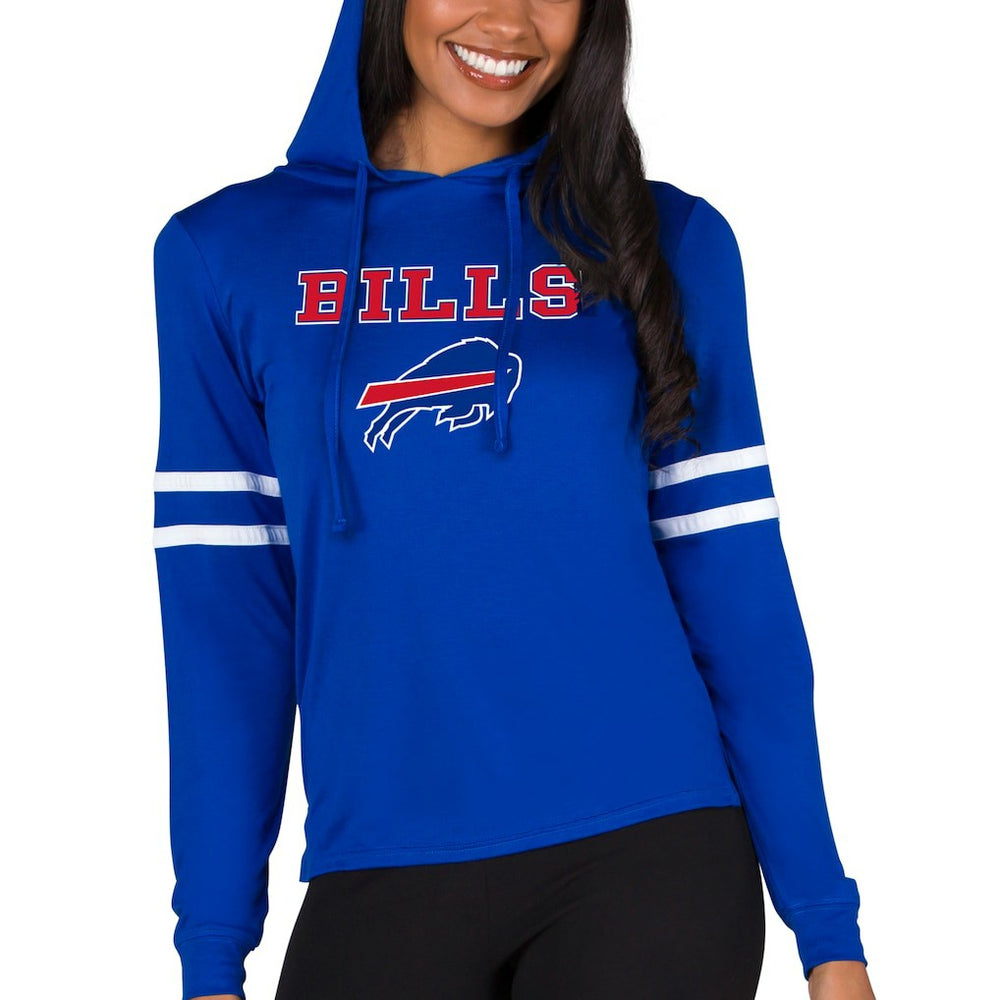Concepts Sport Women's Marathon Lightweight Lounge Pullover Hoodie - Buffalo Bills