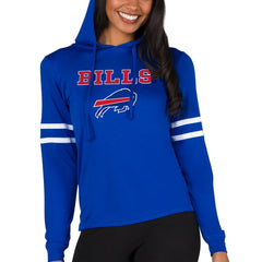 Concepts Sport Women's Marathon Lightweight Lounge Pullover Hoodie - Buffalo Bills