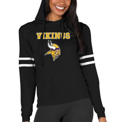 Concepts Sport Women's Marathon Lightweight Lounge Pullover Hoodie - Minnesota Vikings