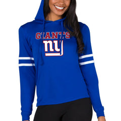 Concepts Sport Women's Marathon Lightweight Lounge Pullover Hoodie - New York Giants