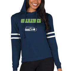 Concepts Sport Women's Marathon Lightweight Lounge Pullover Hoodie - Seattle Seahawks